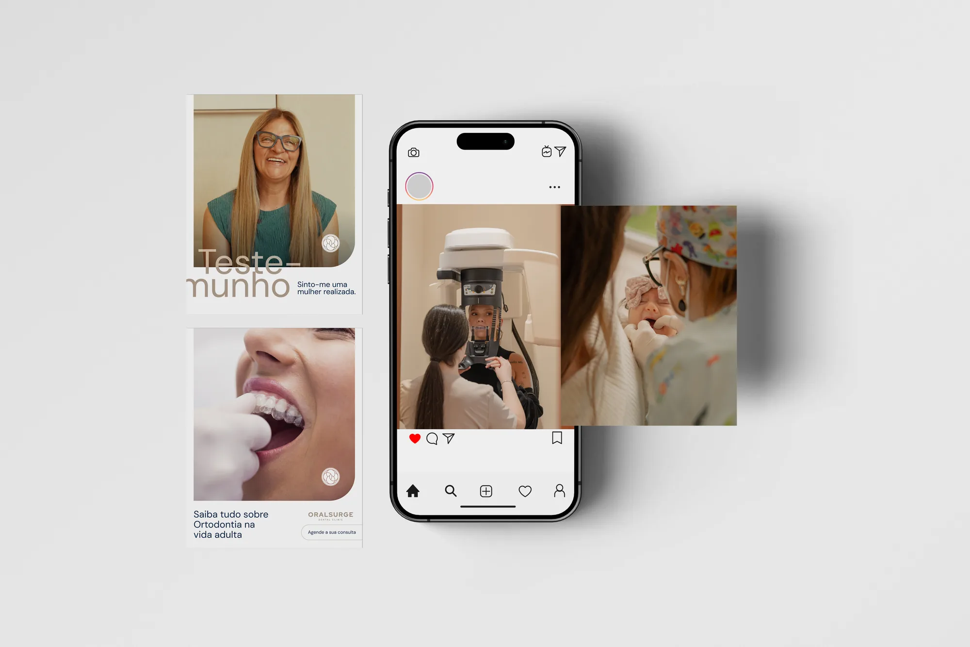 Trabalho da TOO SOCIAL para OralSurge